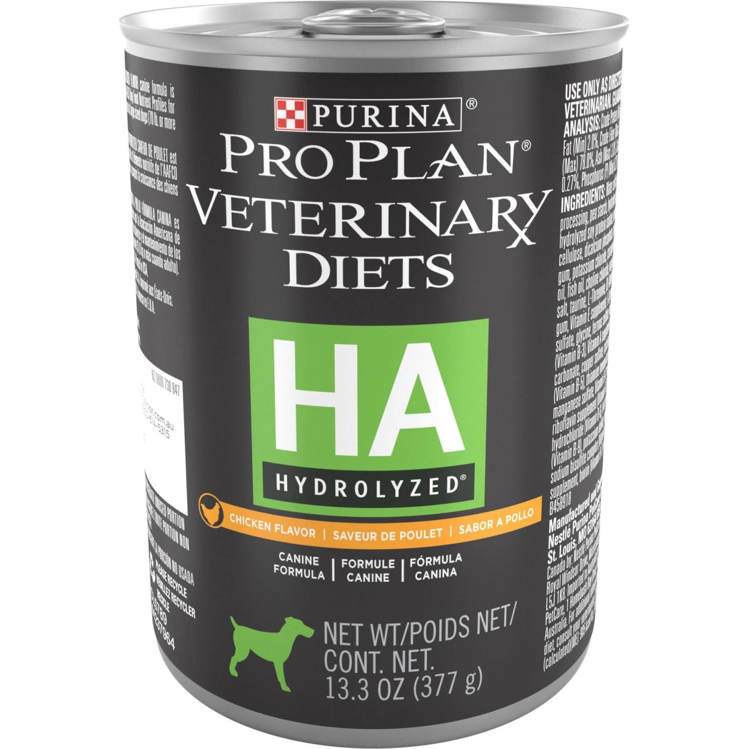 Purina Pro Plan Veterinary Diets HA Hydrolyzed Chicken Flavor Wet Dog Food 1 Purina Pro Plan Veterinary Diets HA Hydrolyzed Chicken Flavor Wet Dog Food