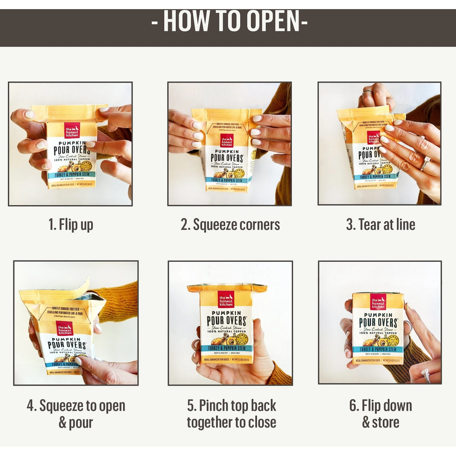 The Honest Kitchen Pumpkin POUR OVERS Variety Pack Wet Dog Food Toppers 7 The Honest Kitchen Pumpkin POUR OVERS Variety Pack Wet Dog Food Toppers - Image 7