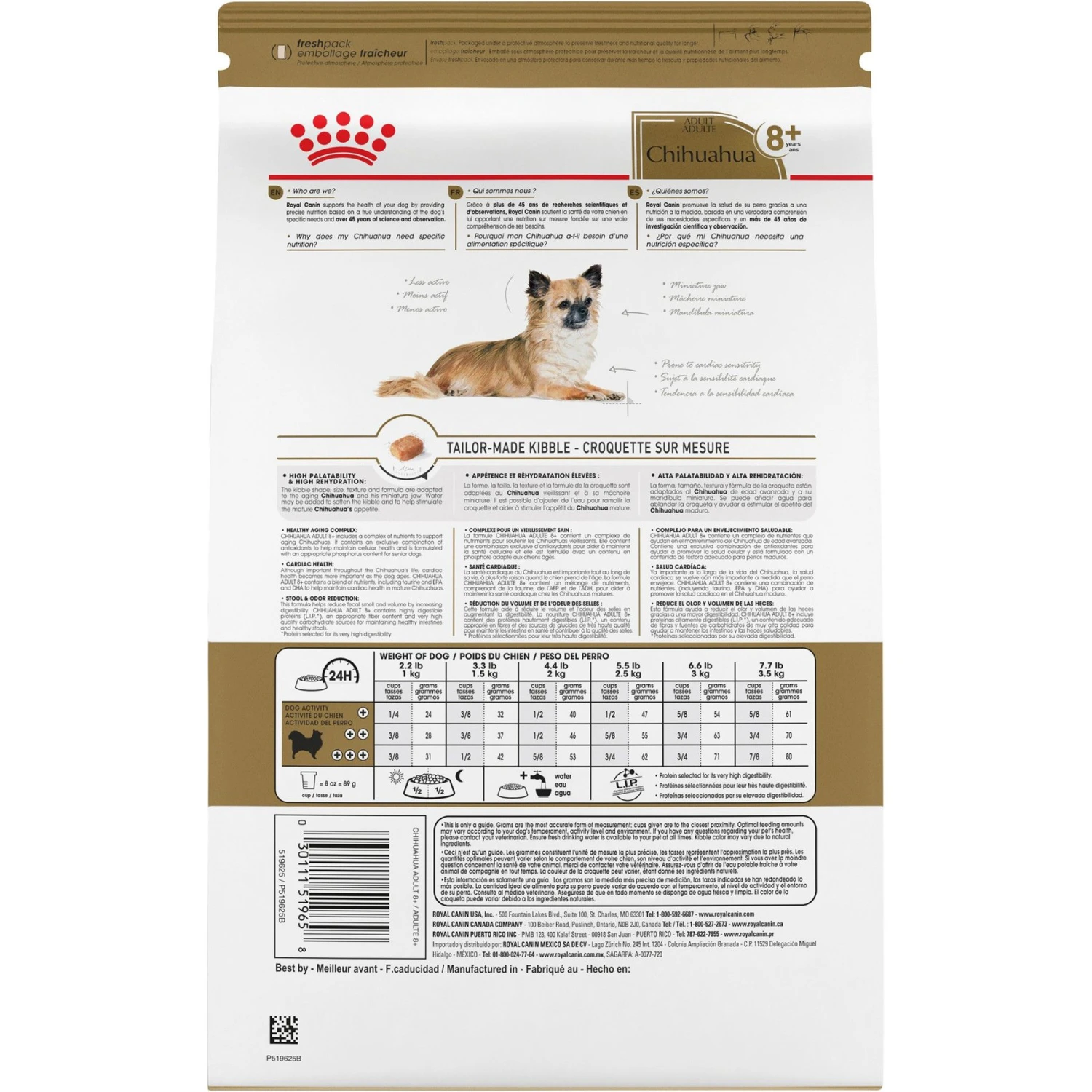 Royal Canin Breed Health Nutrition Chihuahua Adult 8+ Dry Dog Food 3 Royal Canin Breed Health Nutrition Chihuahua Adult 8+ Dry Dog Food - Image 3