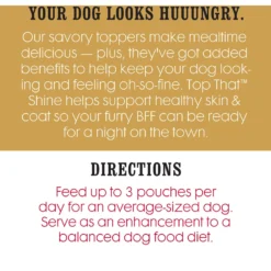 I And Love And You Top That Shine Beef Recipe Grain-Free Dog Food Topper 17 I And Love And You Top That Shine Beef Recipe Grain-Free Dog Food Topper -Pawsphoria Sales Store 155553 PT8. AC SS1800 V1542812873