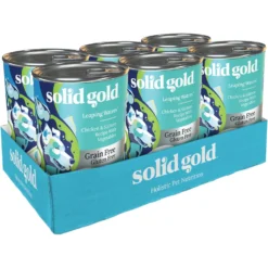 Solid Gold Leaping Waters Chicken & Salmon Recipe With Vegetable Recipe Grain-Free Small & Medium Breed Canned Dog Food
