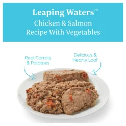 Solid Gold Leaping Waters Chicken & Salmon Recipe With Vegetable Recipe Grain-Free Small & Medium Breed Canned Dog Food -Pawsphoria Sales Store 157124 PT2. AC SS1800 V1547218960