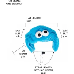 Pet Krewe Sesame Street Cookie Monster Dog & Cat Costume -Pawsphoria Sales Store 157695 PT5. AC SS1800 V1599264408