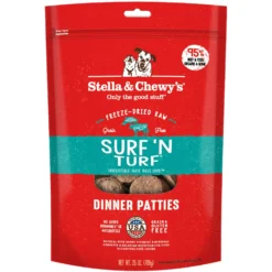 Stella & Chewy's Surf 'N Turf Dinner Patties Freeze-Dried Raw Dog Food