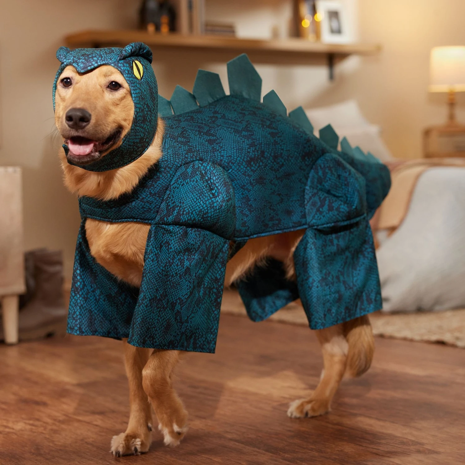 Frisco Stegosaurus Dinosaur Dog & Cat Costume 8 Frisco Stegosaurus Dinosaur Dog & Cat Costume - Image 8