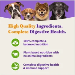 Halo Holistic Vegan Dog Food Complete Digestive Health Plant-Based Recipe With Superfoods Adult Formula Dry Dog Food -Pawsphoria Sales Store 159199 PT5. AC SS1800 V1670018400