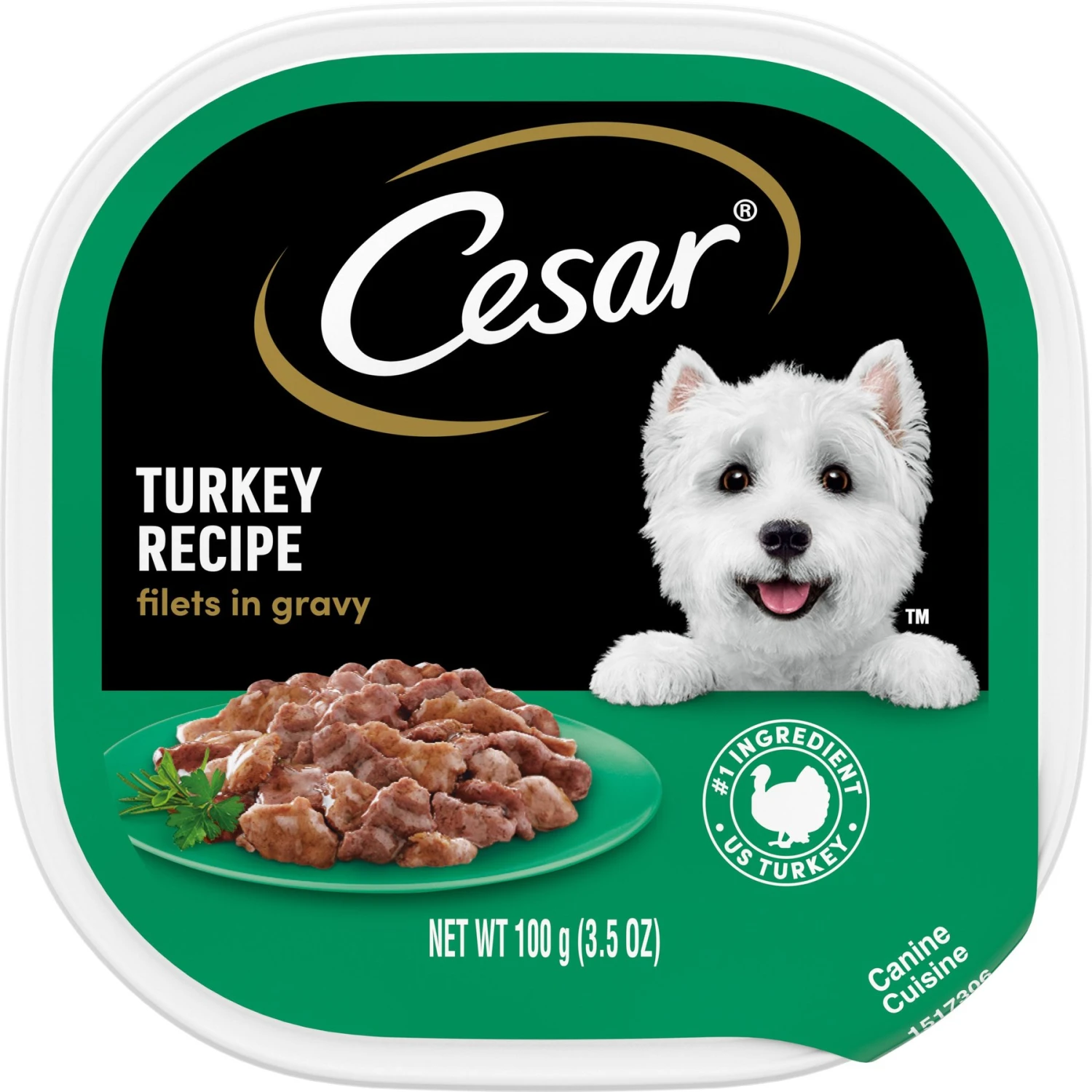 Cesar Turkey Recipe Filets In Gravy Small Breed Adult Wet Dog Food Trays 1 Cesar Turkey Recipe Filets In Gravy Small Breed Adult Wet Dog Food Trays