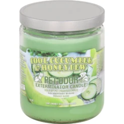 Pawsphoria Sales Store 11 Pet Odor Exterminator Cool Cucumber & Honeydew Candle