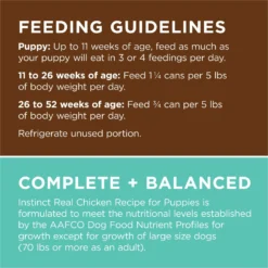Instinct Original Puppy Grain-Free Real Chicken Recipe Wet Canned Dog Food 17 Instinct Original Puppy Grain-Free Real Chicken Recipe Wet Canned Dog Food -Pawsphoria Sales Store 160770 PT8. AC SS1800 V1668200004