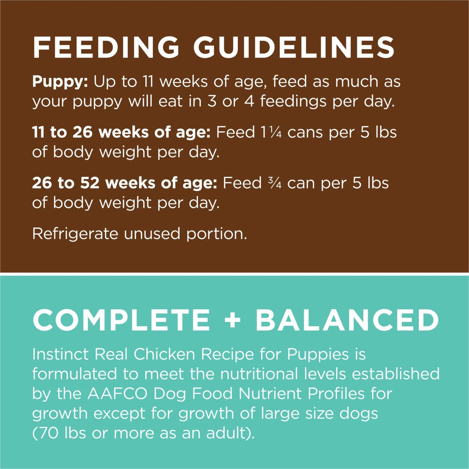 Instinct Original Puppy Grain-Free Real Chicken Recipe Wet Canned Dog Food 9 Instinct Original Puppy Grain-Free Real Chicken Recipe Wet Canned Dog Food - Image 9
