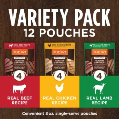 Instinct Healthy Cravings Grain-Free Cuts & Gravy Recipe Variety Pack Wet Dog Food Topper -Pawsphoria Sales Store 160772 PT2. AC SS1800 V1701881109