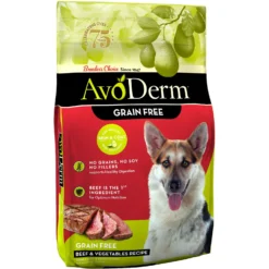 AvoDerm Beef & Vegetables Recipe Grain-Free Dry Dog Food