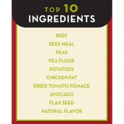 AvoDerm Beef & Vegetables Recipe Grain-Free Dry Dog Food -Pawsphoria Sales Store 163003 PT6. AC SS1800 V1594154486