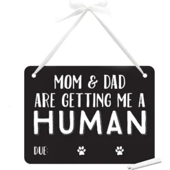 Pearhead Pet Baby Annoucement Chalkboard