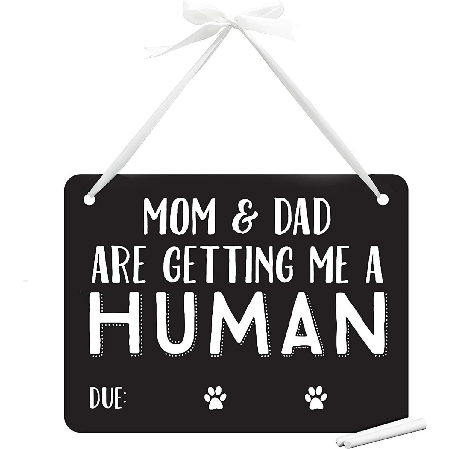 Pearhead Pet Baby Annoucement Chalkboard 1 Pearhead Pet Baby Annoucement Chalkboard