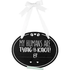 Pearhead Pet Wedding Announcement Chalkboard