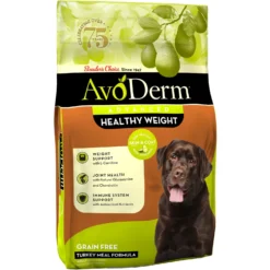 AvoDerm Advanced Healthy Weight Turkey Meal Formula Grain-Free Dry Dog Food