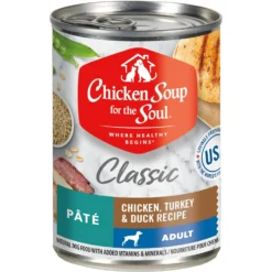 Chicken Soup For The Soul Adult Pate Chicken, Turkey & Duck Recipe Canned Dog Food