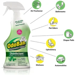 OdoBan Disinfectant Fabric & Air Freshener Spray, Eucalyptus Scent -Pawsphoria Sales Store 169642 PT2. AC SS1800 V1646089921
