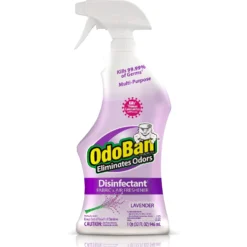 OdoBan Disinfectant Fabric & Air Freshener Spray, Lavender Scent