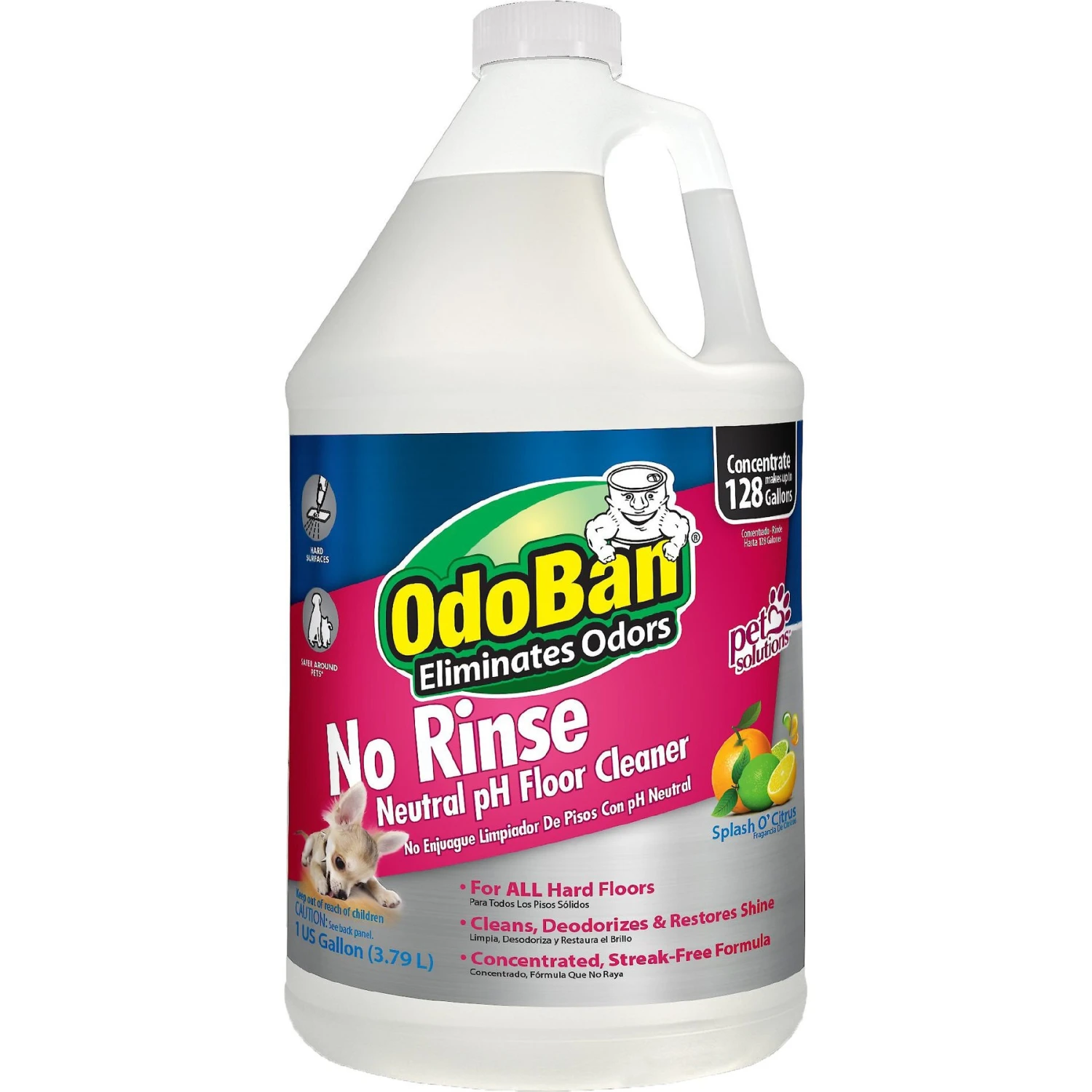 OdoBan No Rinse Neutral PH Floor Cleaner, Citrus Scent 1 OdoBan No Rinse Neutral PH Floor Cleaner, Citrus Scent