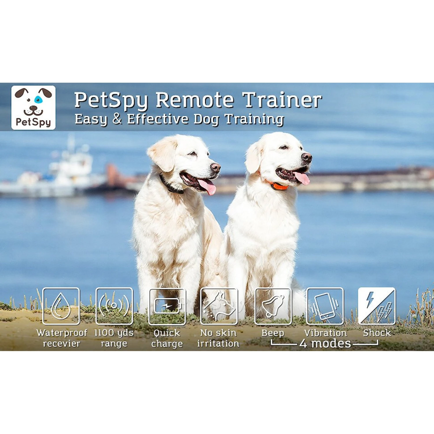 PetSpy M686 3300-ft Premium Remote Dog Training Collar 5 PetSpy M686 3300-ft Premium Remote Dog Training Collar - Image 5