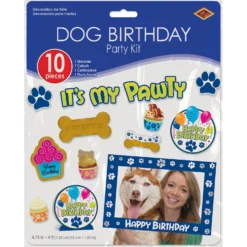 The Beistle Company Dog Birthday Decorating Kit