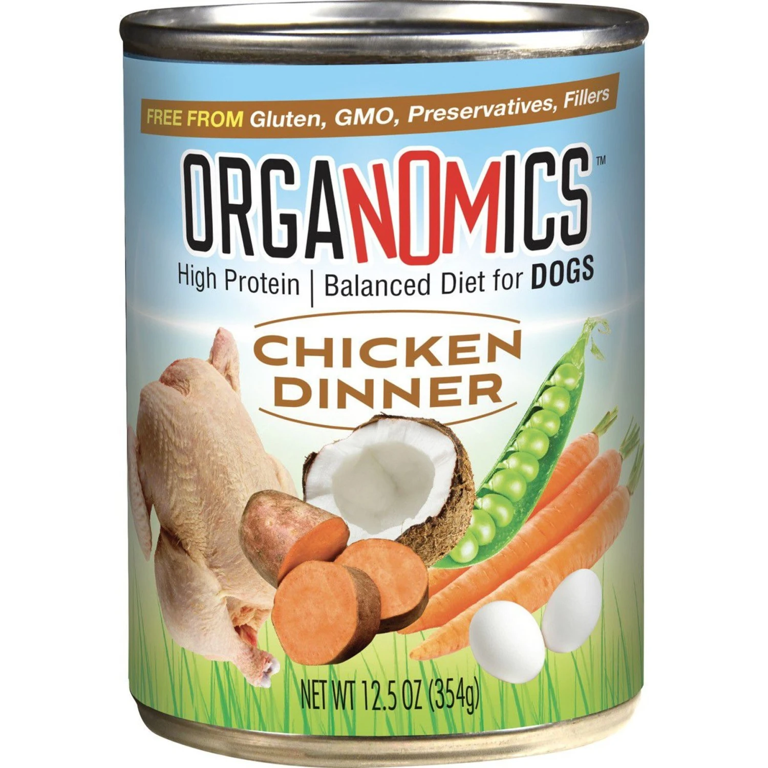 OrgaNOMics Chicken Dinner Grain-Free Pate Wet Dog Food 1 OrgaNOMics Chicken Dinner Grain-Free Pate Wet Dog Food