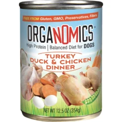 OrgaNOMics Turkey, Duck & Chicken Dinner Grain-Free Pate Wet Dog Food