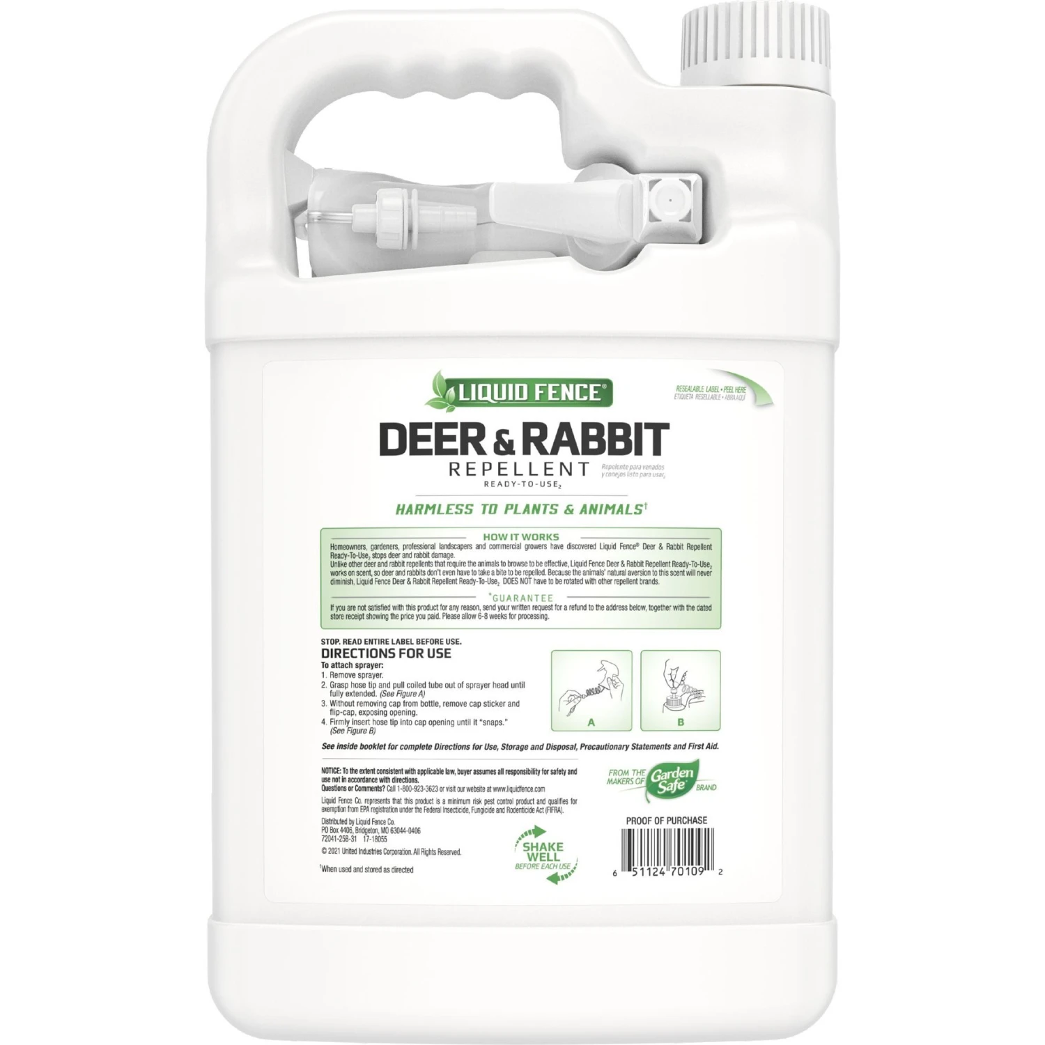 Liquid Fence Deer & Rabbit Repellent Spray 2 Liquid Fence Deer & Rabbit Repellent Spray - Image 2