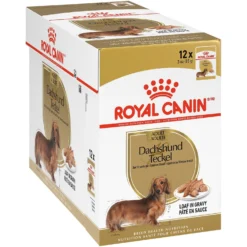 Royal Canin Breed Health Nutrition Dachshund Adult Loaf In Gravy Pouch Dog Food