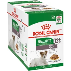 Royal Canin Size Health Nutrition Small Aging 12+ Chunks In Gravy Dog Food Pouch