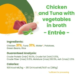 Almo Nature HQS Natural Chicken & Tuna With Vegetables Canned Dog Food -Pawsphoria Sales Store 182889 PT3. AC SS1800 V1639544802