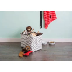 Bone Dry Paw Lattice Print Rectangle Dog Storage Bin 9 Bone Dry Paw Lattice Print Rectangle Dog Storage Bin -Pawsphoria Sales Store 185331 PT4. AC SS1800 V1565736781