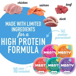 Tiki Dog Meaty High Protein Diet Variety Pack Grain-Free Wet Dog Food, 3-oz Cup, Case Of 10 13 Tiki Dog Meaty High Protein Diet Variety Pack Grain-Free Wet Dog Food, 3-oz Cup, Case Of 10 -Pawsphoria Sales Store 186353 PT4. AC SS1800 V1646438508