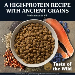 Taste Of The Wild Ancient Stream Smoke-Flavored Salmon With Ancient Grains Dry Dog Food -Pawsphoria Sales Store 191341 PT3. AC SS1800 V1641605586