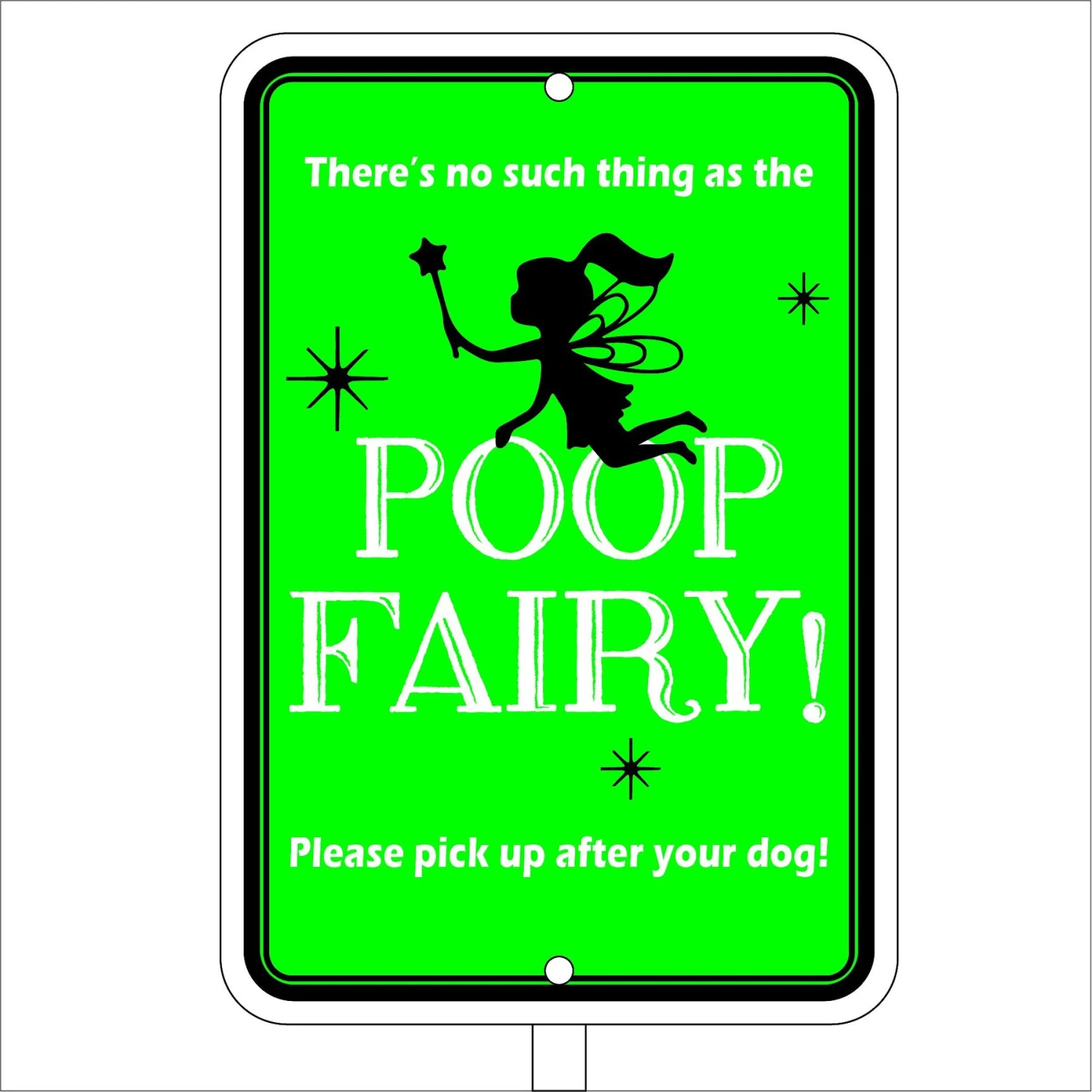 Imagine This Company "Poop Fairy" Garden Sign 1 Imagine This Company "Poop Fairy" Garden Sign