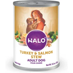 Halo Holistic Turkey & Salmon Recipe Adult Canned Dog Food