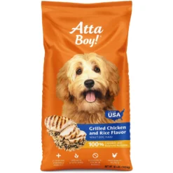 Atta Boy Grilled Chicken & Rice Flavor Dry Dog Food