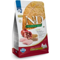 Farmina N&D Ancestral Grain Chicken & Pomegranate Mini Light Dry Dog Food