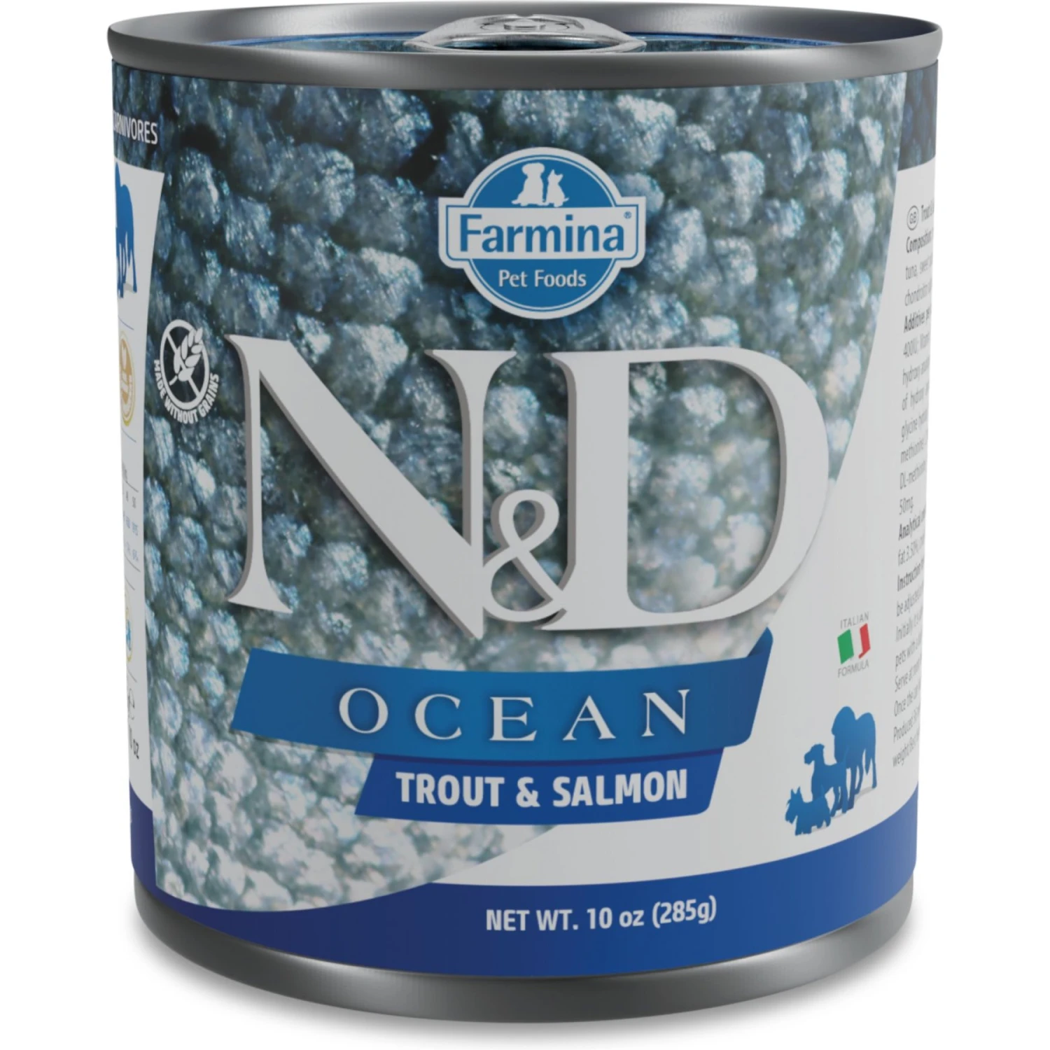 Farmina Natural & Delicious Ocean Trout & Salmon Canned Dog Food 1 Farmina Natural & Delicious Ocean Trout & Salmon Canned Dog Food