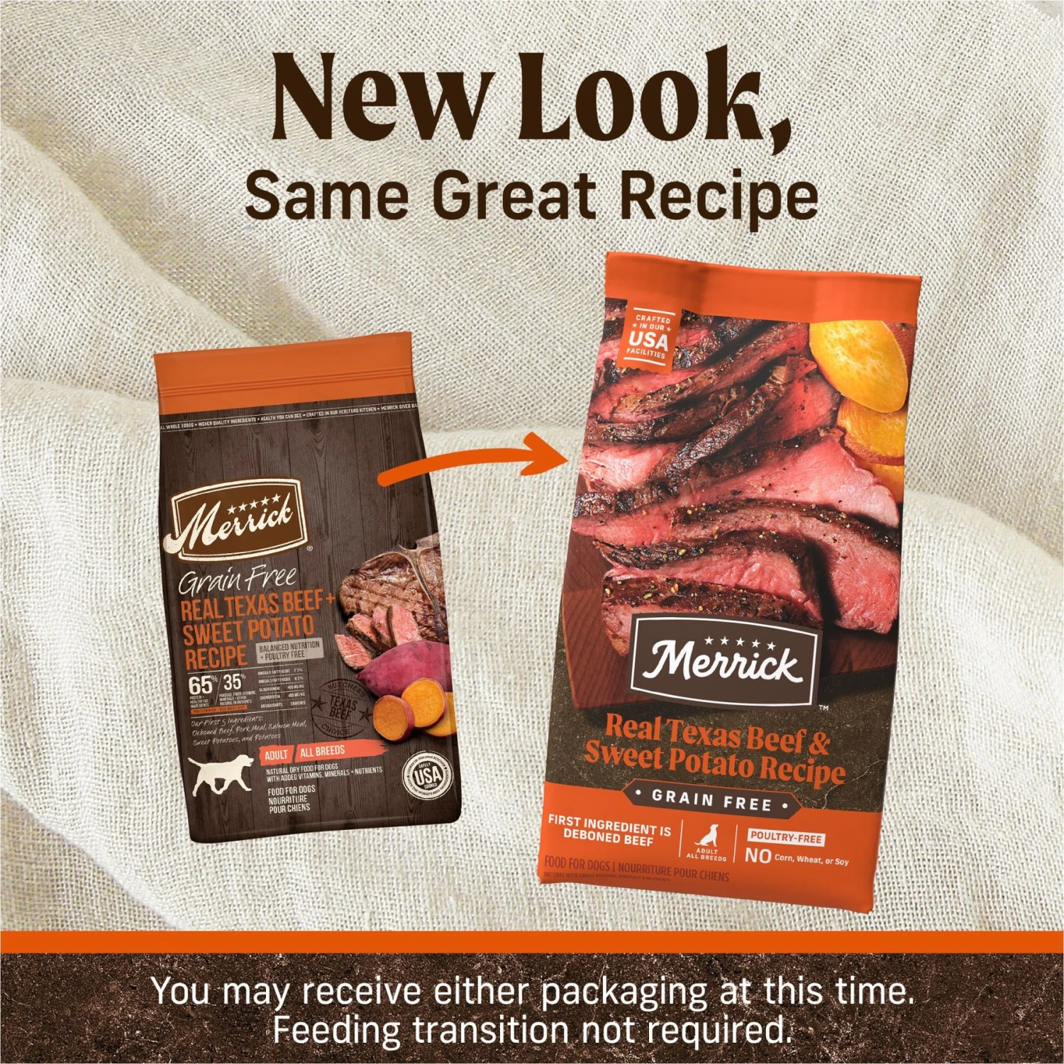 Merrick Real Texas Beef + Sweet Potato Recipe Grain-Free Chicken-Free Adult Dry Dog Food 2 Merrick Real Texas Beef + Sweet Potato Recipe Grain-Free Chicken-Free Adult Dry Dog Food - Image 2