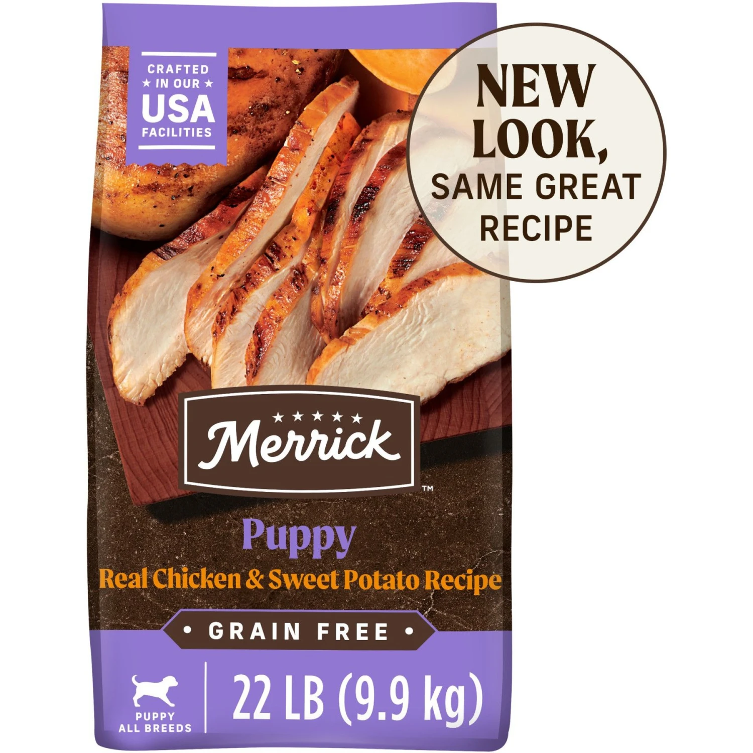 Merrick Grain-Free Dry Puppy Food Real Chicken & Sweet Potato Recipe 1 Merrick Grain-Free Dry Puppy Food Real Chicken & Sweet Potato Recipe