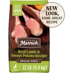 Merrick Grain-Free Dry Dog Food Real Lamb & Sweet Potato Recipe