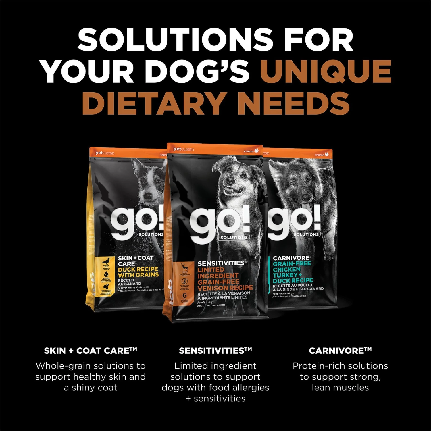 Go! Solutions Sensitivities Limited Ingredient Venison Grain-Free Dry Dog Food 6 Go! Solutions Sensitivities Limited Ingredient Venison Grain-Free Dry Dog Food - Image 6