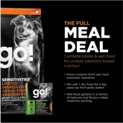 Go! Solutions Sensitivities Limited Ingredient Venison Grain-Free Dry Dog Food 14 Go! Solutions Sensitivities Limited Ingredient Venison Grain-Free Dry Dog Food -Pawsphoria Sales Store 201993 PT6. AC SS1800 V1638833244