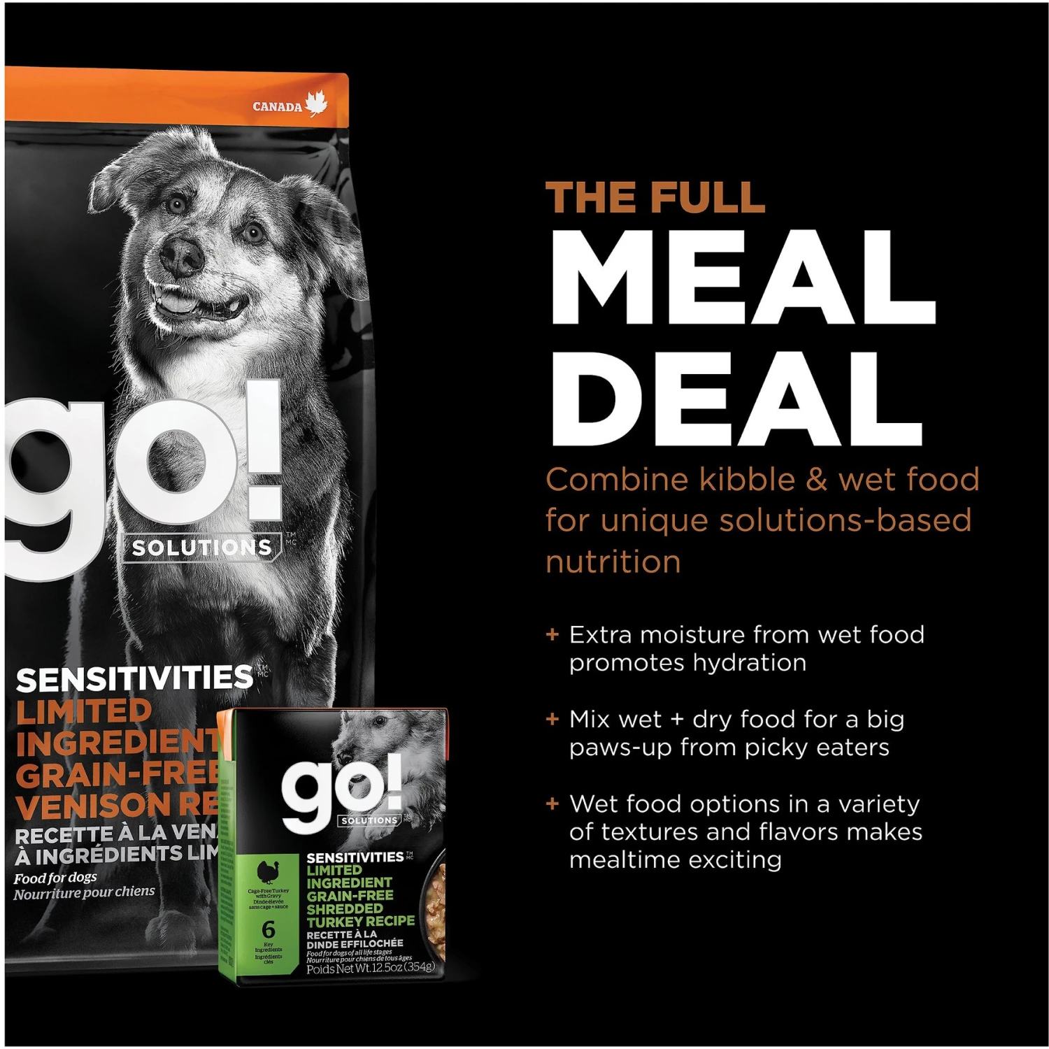 Go! Solutions Sensitivities Limited Ingredient Venison Grain-Free Dry Dog Food 7 Go! Solutions Sensitivities Limited Ingredient Venison Grain-Free Dry Dog Food - Image 7