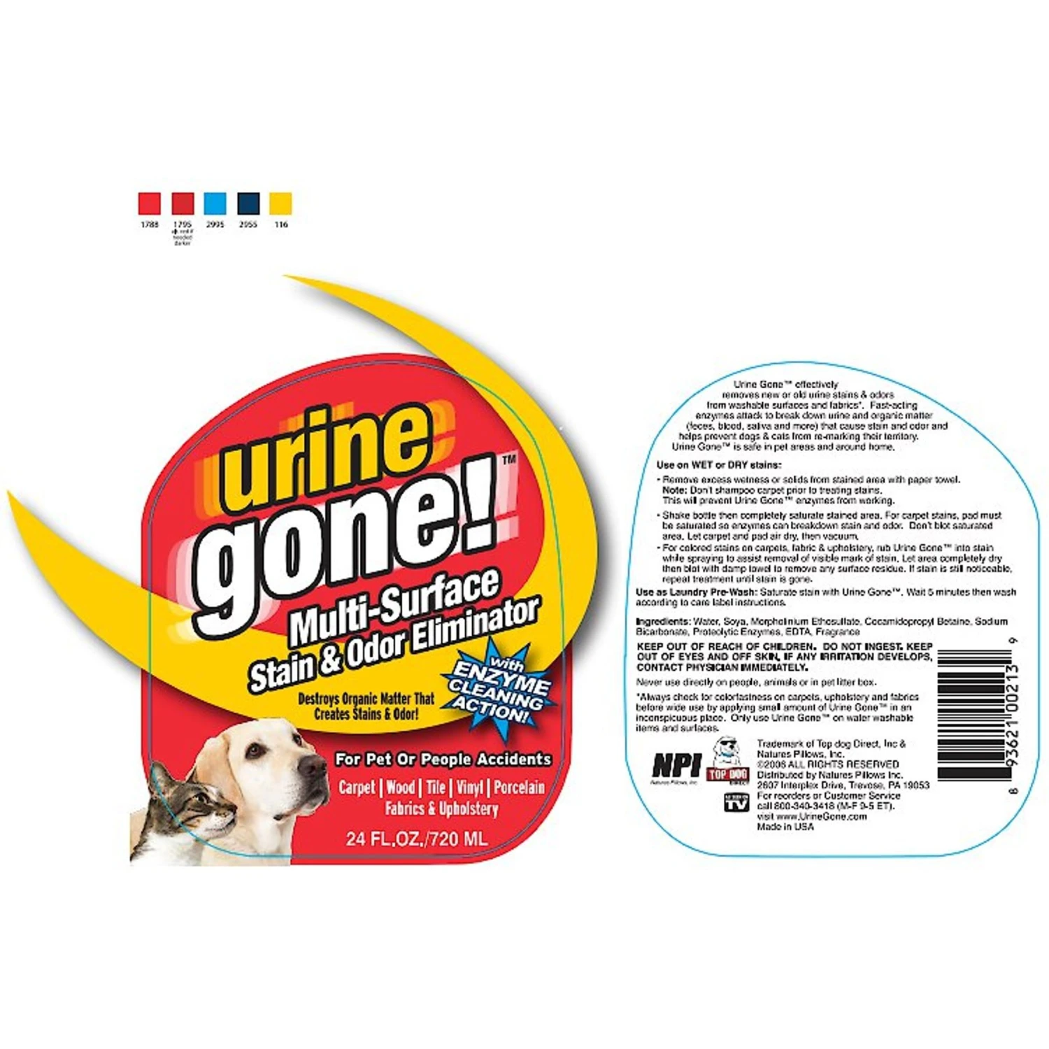 Urine Gone Pet Stain & Odor Eliminator, 24-oz Bottle 2 Urine Gone Pet Stain & Odor Eliminator, 24-oz Bottle - Image 2