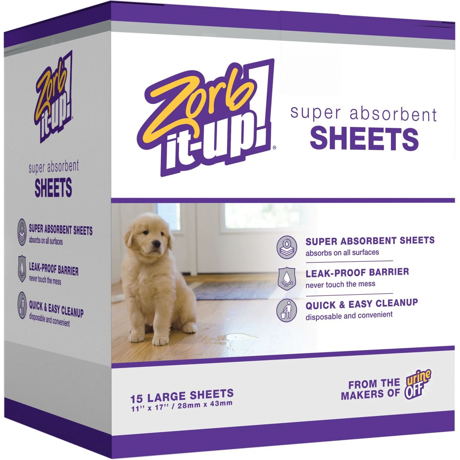 Zorb-It-Up! Super Absorbing Sheets For Cleaning Liquids 1 Zorb-It-Up! Super Absorbing Sheets For Cleaning Liquids