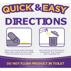 Zorb-It-Up! Super Absorbing Sheets For Cleaning Liquids 11 Zorb-It-Up! Super Absorbing Sheets For Cleaning Liquids -Pawsphoria Sales Store 208375 PT4. AC SS1800 V1679614996